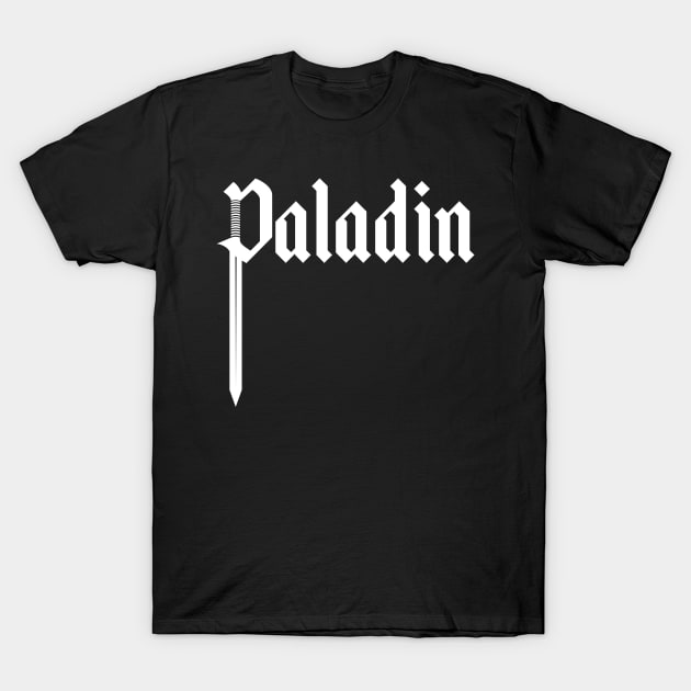 The DnD Classes: Paladin T-Shirt by Bivins Brothers Creative